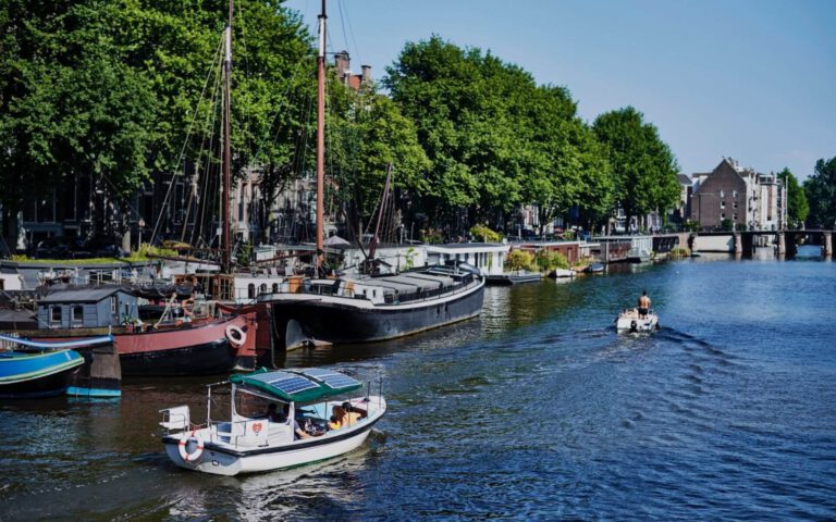 Private boat tour through Amsterdam's scenic canals