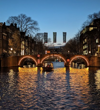 Bridge illuminated