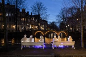 artwork light festival absorbed by light